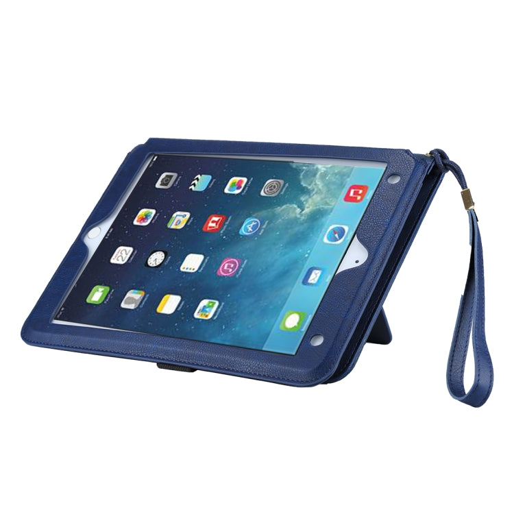 Universal Cowhide Texture Horizontal Flip Leather Case with Wallet & Card Slot & Holder & Lanyard & Sleep / Wake-up, For iPad 9.7 (2018) / iPad 9.7 inch (2017), iPad Air 2, iPad Air