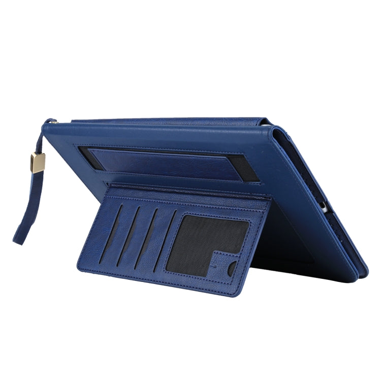Universal Cowhide Texture Horizontal Flip Leather Case with Wallet & Card Slot & Holder & Lanyard & Sleep / Wake-up, For iPad 9.7 (2018) / iPad 9.7 inch (2017), iPad Air 2, iPad Air
