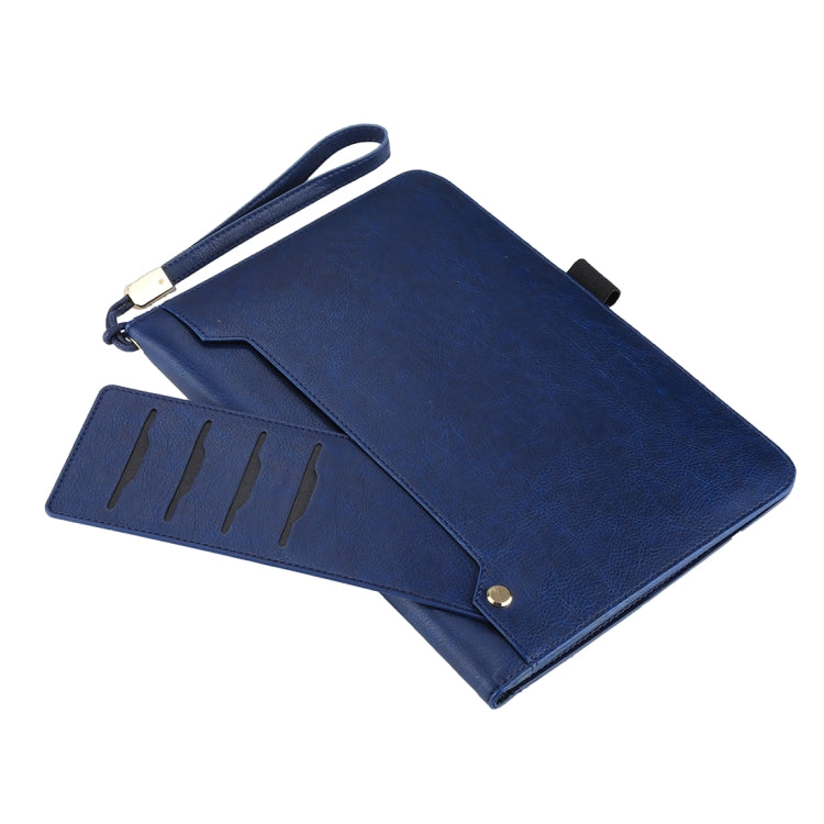 Universal Cowhide Texture Horizontal Flip Leather Case with Wallet & Card Slot & Holder & Lanyard & Sleep / Wake-up, For iPad 9.7 (2018) / iPad 9.7 inch (2017), iPad Air 2, iPad Air