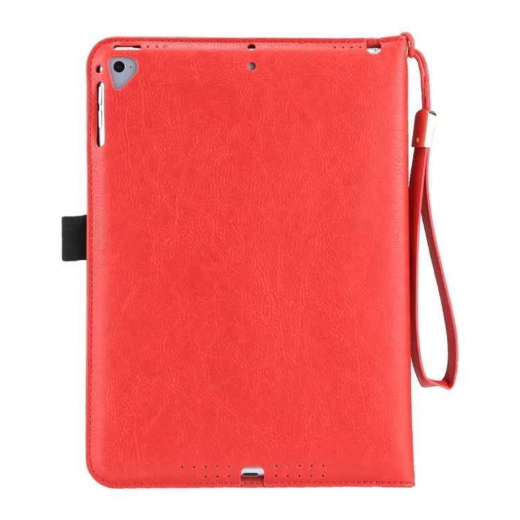 Universal Cowhide Texture Horizontal Flip Leather Case with Wallet & Card Slot & Holder & Lanyard & Sleep / Wake-up, For iPad 9.7 (2018) / iPad 9.7 inch (2017), iPad Air 2, iPad Air