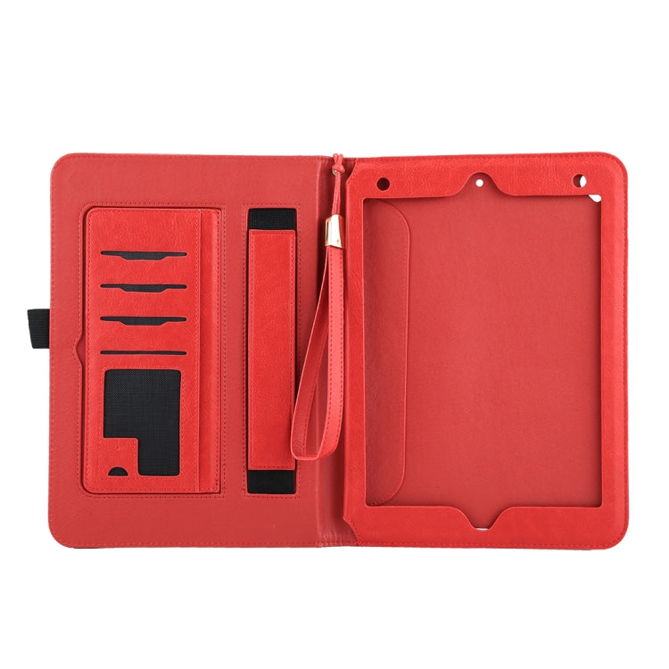 Universal Cowhide Texture Horizontal Flip Leather Case with Wallet & Card Slot & Holder & Lanyard & Sleep / Wake-up, For iPad 9.7 (2018) / iPad 9.7 inch (2017), iPad Air 2, iPad Air