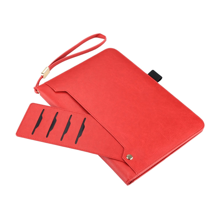 Universal Cowhide Texture Horizontal Flip Leather Case with Wallet & Card Slot & Holder & Lanyard & Sleep / Wake-up, For iPad 9.7 (2018) / iPad 9.7 inch (2017), iPad Air 2, iPad Air