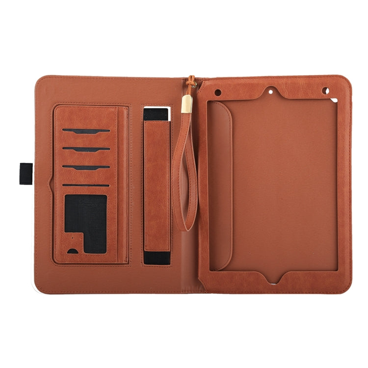 Universal Cowhide Texture Horizontal Flip Leather Case with Wallet & Card Slot & Holder & Lanyard & Sleep / Wake-up, For iPad 9.7 (2018) / iPad 9.7 inch (2017), iPad Air 2, iPad Air