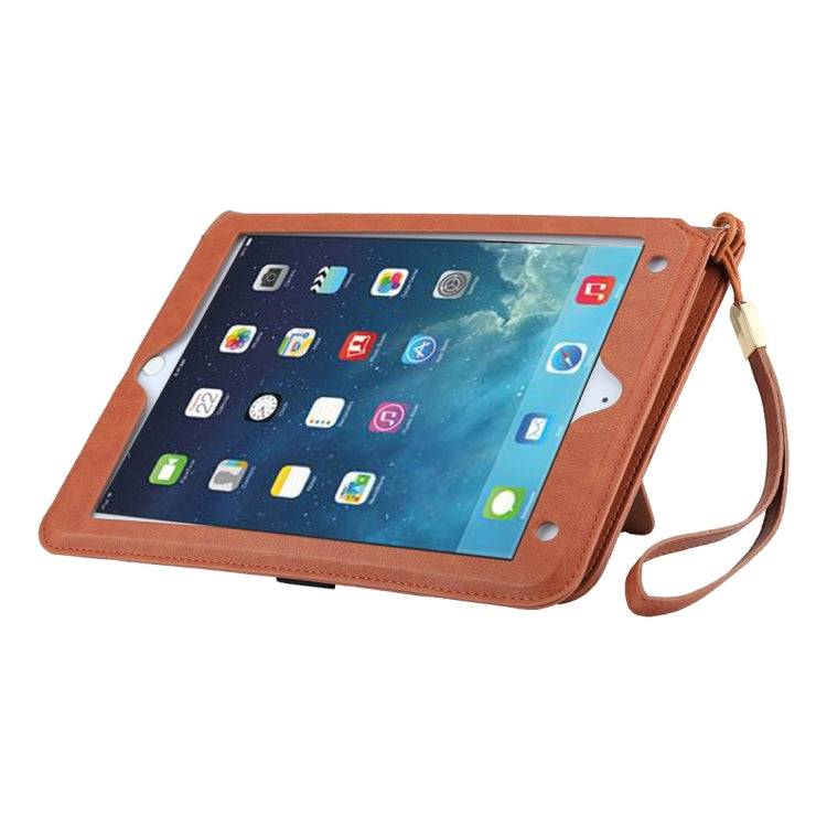 Universal Cowhide Texture Horizontal Flip Leather Case with Wallet & Card Slot & Holder & Lanyard & Sleep / Wake-up, For iPad 9.7 (2018) / iPad 9.7 inch (2017), iPad Air 2, iPad Air