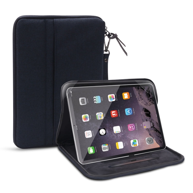 Universal Waterproof Shockproof Tablet Protective Sleeve Carry Bag with Holder for iPad 10.2 2019 or Below Inch Tablet