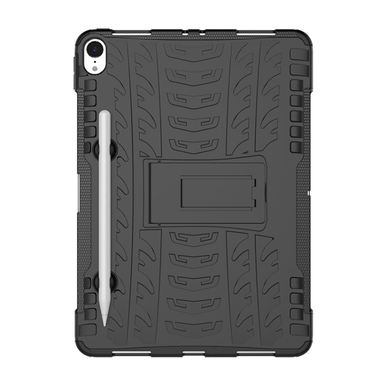 Tire Texture TPU+PC Shockproof Case for iPad Pro 11 inch (2018), with Holder & Pen Slot