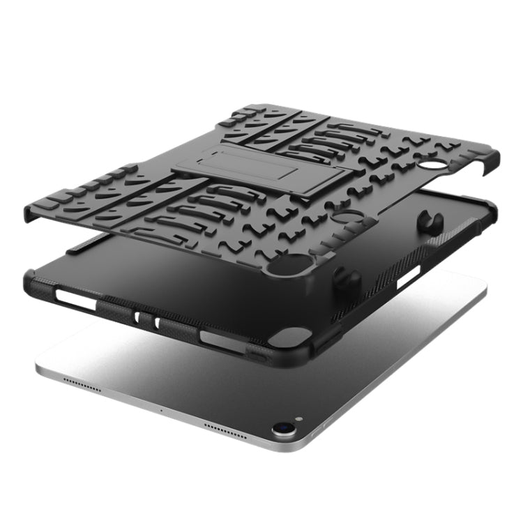 Tire Texture TPU+PC Shockproof Case for iPad Pro 11 inch (2018), with Holder & Pen Slot