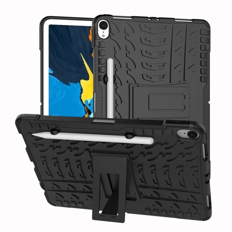 Tire Texture TPU+PC Shockproof Case for iPad Pro 11 inch (2018), with Holder & Pen Slot