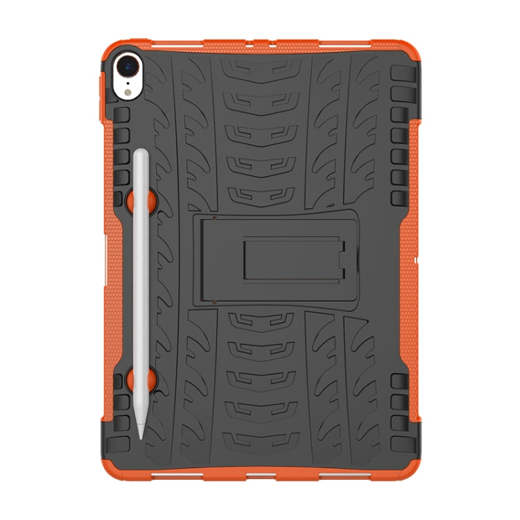 Tire Texture TPU+PC Shockproof Case for iPad Pro 11 inch (2018), with Holder & Pen Slot