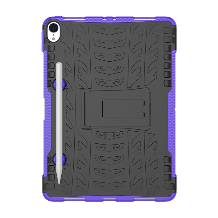 Tire Texture TPU+PC Shockproof Case for iPad Pro 11 inch (2018), with Holder & Pen Slot