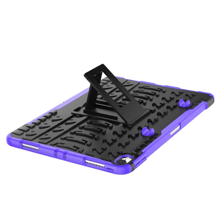 Tire Texture TPU+PC Shockproof Case for iPad Pro 11 inch (2018), with Holder & Pen Slot