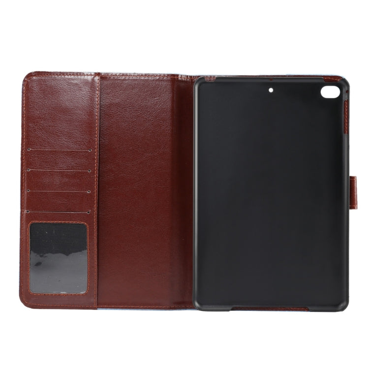 Horizontal Flip Floral Cloth Leather Case for iPad Mini 2019 / iPad Mini 4, with Holder & Sleep / Wake-up Function & Wallet