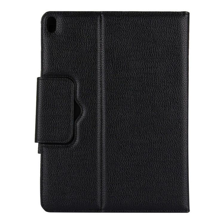 Detachable Bluetooth Keyboard + Litchi Texture Horizontal Flip Leather Tablet Case with Holder for iPad Pro 12.9 inch (2018)