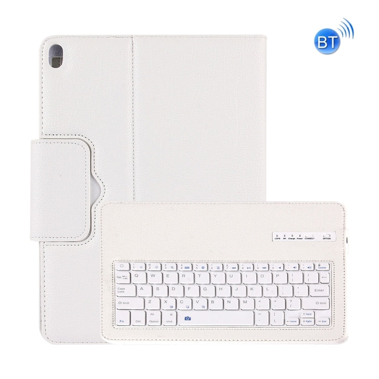 Detachable Bluetooth Keyboard + Litchi Texture Horizontal Flip Leather Tablet Case with Holder for iPad Pro 12.9 inch (2018)