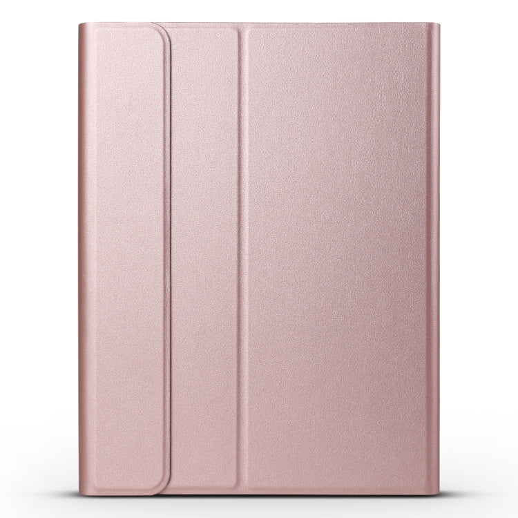 Detachable Bluetooth Keyboard + Brushed Texture Horizontal Flip Leather Tablet Case with Holder for iPad Pro 11 inch (2018)