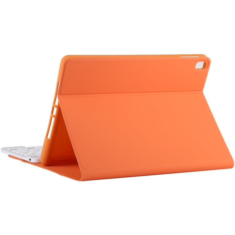 TG11B Detachable Bluetooth White Keyboard + Microfiber Leather Tablet Case for iPad Pro 11 inch (2020), with Pen Slot & Holder