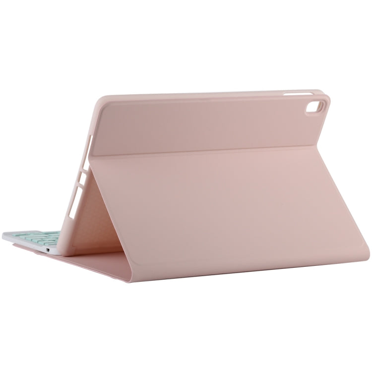 TG11B Detachable Bluetooth Green Keyboard + Microfiber Leather Tablet Case for iPad Pro 11 inch (2020), with Pen Slot & Holder