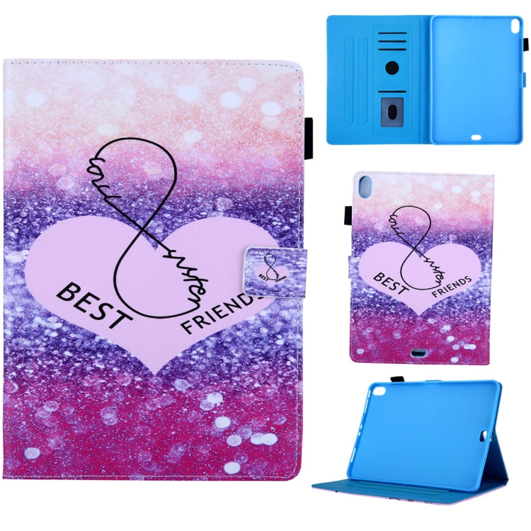 Gradient Pattern Horizontal Flip Leather Case for iPad Pro 11 inch (2018), with Holder & Card Slot & Sleep / Wake-up Function