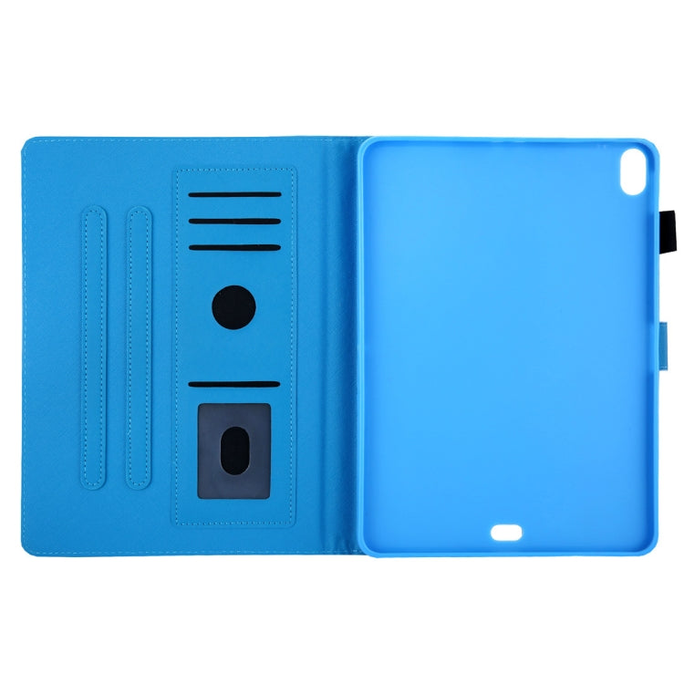 Gradient Pattern Horizontal Flip Leather Case for iPad Pro 11 inch (2018), with Holder & Card Slot & Sleep / Wake-up Function