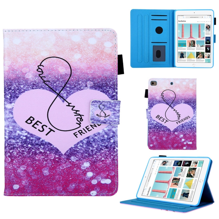 Gradient Pattern Horizontal Flip Leather Case for iPad mini 2019 & 4 & 3 & 2 & 1, with Holder & Card Slot & Sleep / Wake-up Function