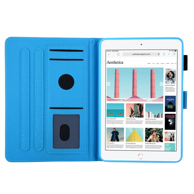 Gradient Pattern Horizontal Flip Leather Case for iPad mini 2019 & 4 & 3 & 2 & 1, with Holder & Card Slot & Sleep / Wake-up Function