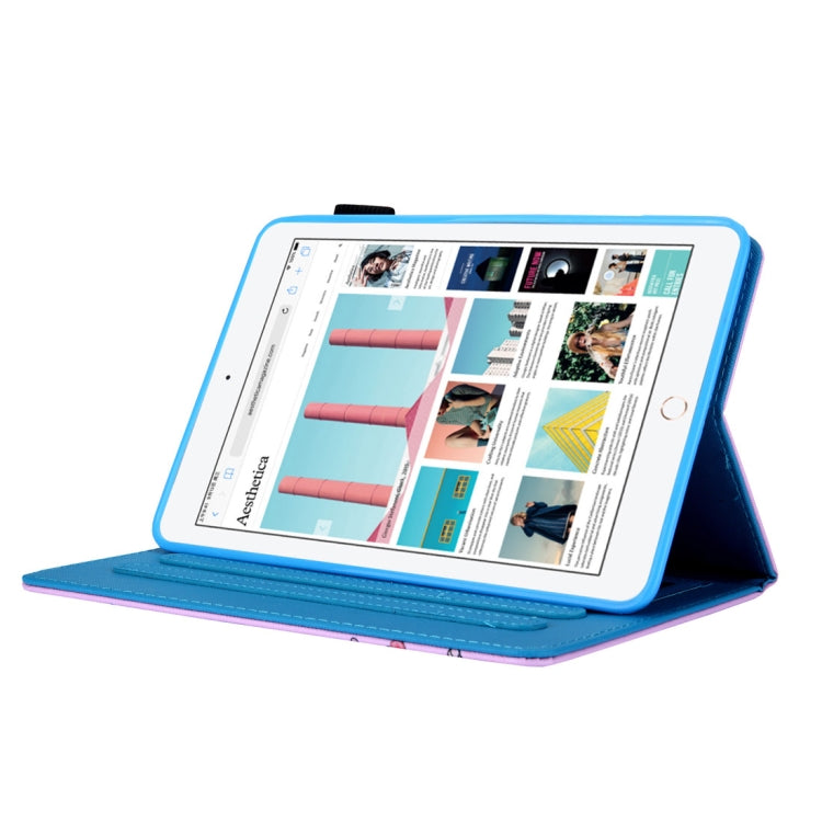 Gradient Pattern Horizontal Flip Leather Case for iPad mini 2019 & 4 & 3 & 2 & 1, with Holder & Card Slot & Sleep / Wake-up Function