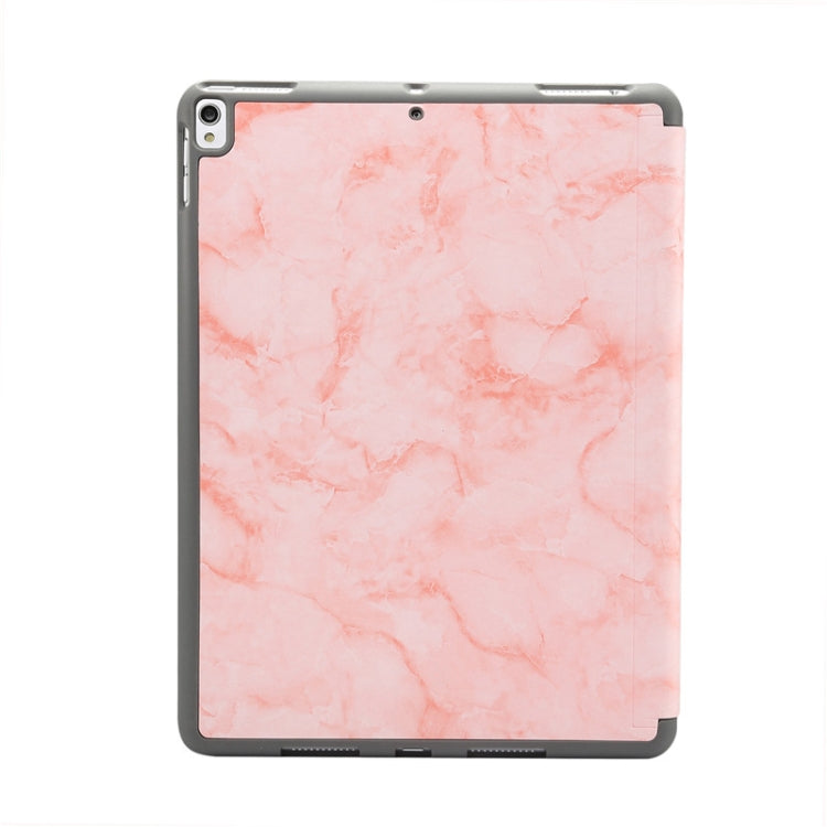 Marble Texture Pattern Horizontal Flip Leather Case for iPad Air 2019 10.5 inch, with Three-folding Holder & Pen Slot & Sleep / Wake-up Function