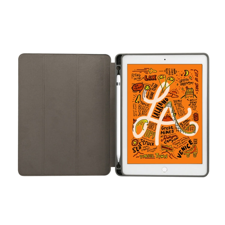 Marble Texture Pattern Horizontal Flip Leather Case for iPad Air 2019 10.5 inch, with Three-folding Holder & Pen Slot & Sleep / Wake-up Function
