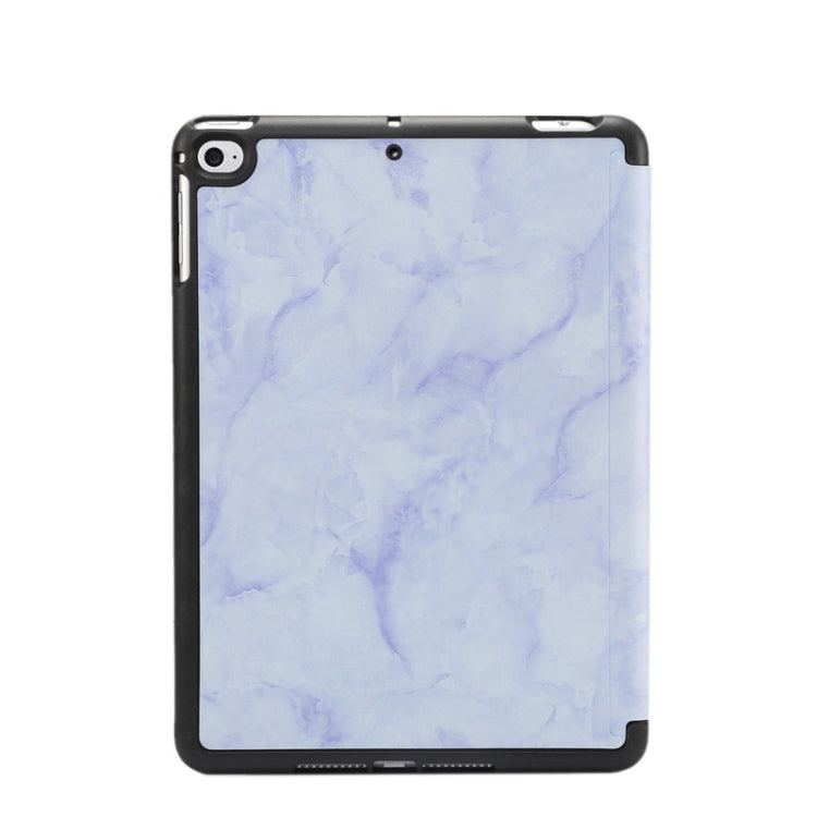 Marble Texture Pattern Horizontal Flip Leather Case for iPad Mini 2019, with Three-folding Holder & Pen Slot & Sleep / Wake-up Function