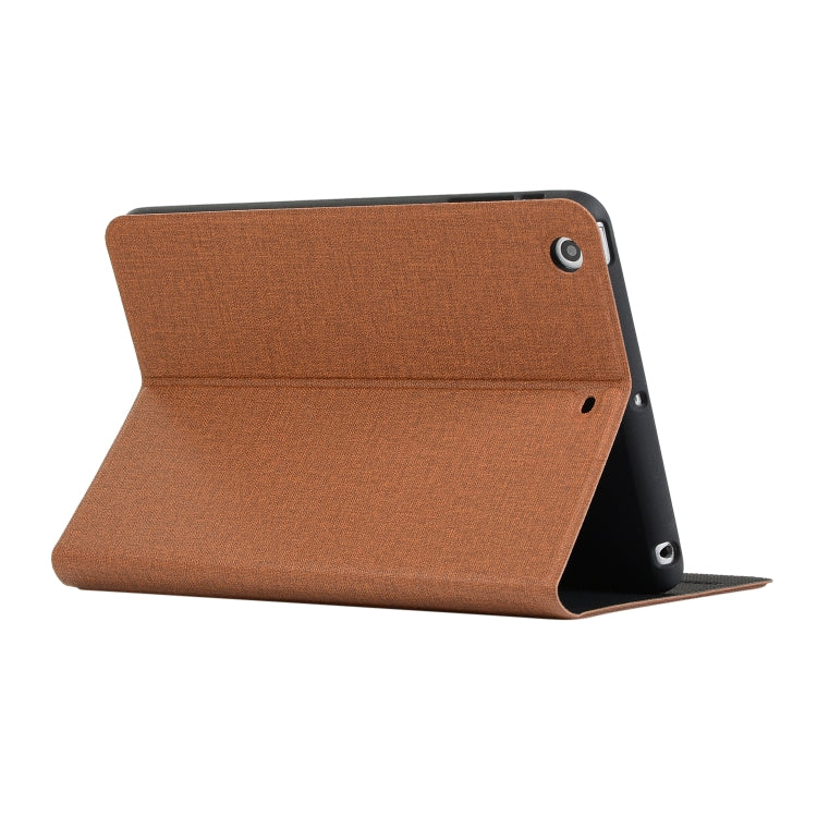 Universal Voltage Craft Cloth TPU Protective Case for iPad Mini 1 / 2 / 3, with Holder
