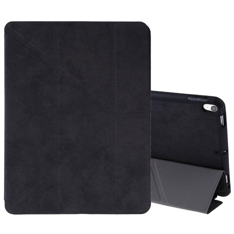 Silk Texture Horizontal Flip Leather Case for iPad Air 2019 / Pro 10.5 inch, with Three-folding Holder & Sleep / Wake-up Function