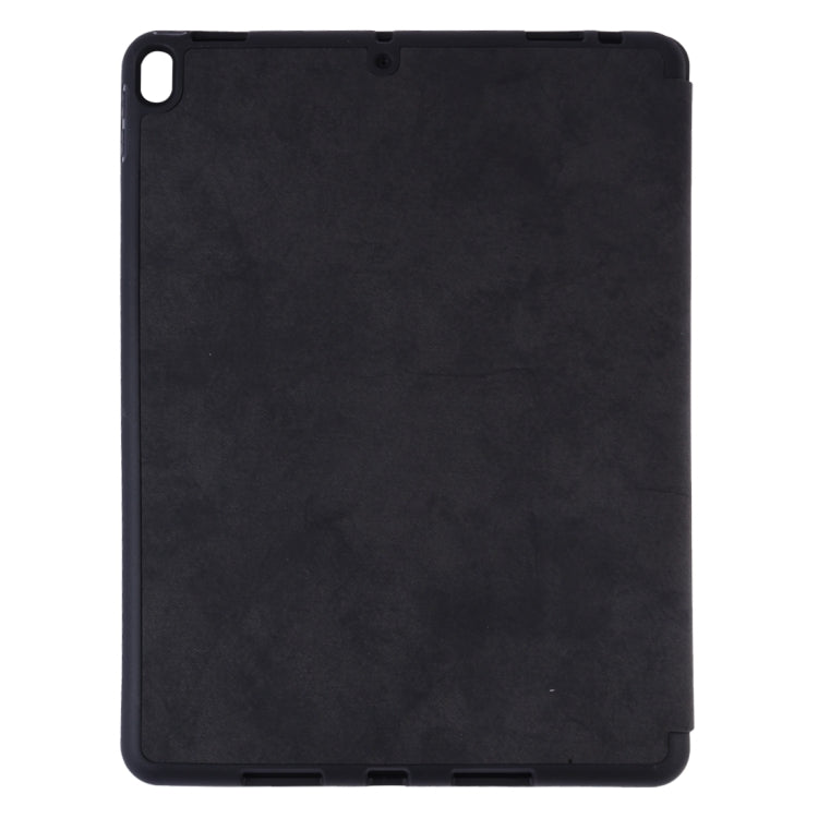 Silk Texture Horizontal Flip Leather Case for iPad Air 2019 / Pro 10.5 inch, with Three-folding Holder & Sleep / Wake-up Function