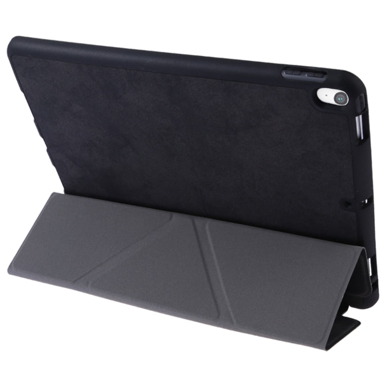 Silk Texture Horizontal Flip Leather Case for iPad Air 2019 / Pro 10.5 inch, with Three-folding Holder & Sleep / Wake-up Function