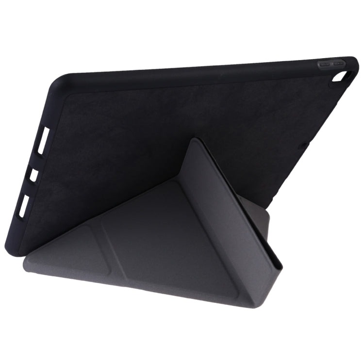 Silk Texture Horizontal Flip Leather Case for iPad Air 2019 / Pro 10.5 inch, with Three-folding Holder & Sleep / Wake-up Function
