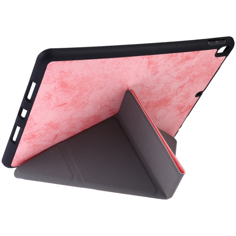 Silk Texture Horizontal Flip Leather Case for iPad Air 2019 / Pro 10.5 inch, with Three-folding Holder & Sleep / Wake-up Function