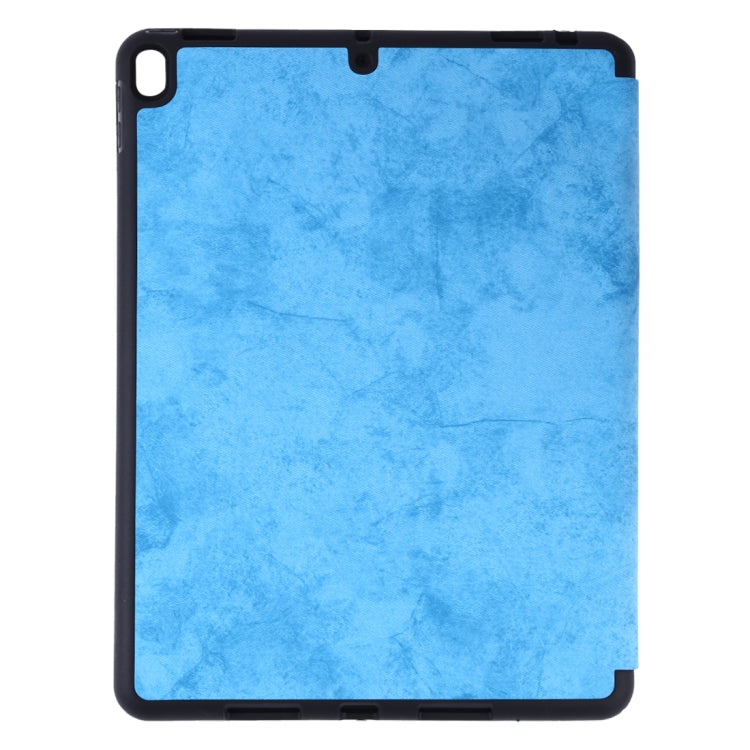 Silk Texture Horizontal Flip Leather Case for iPad Air 2019 / Pro 10.5 inch, with Three-folding Holder & Sleep / Wake-up Function