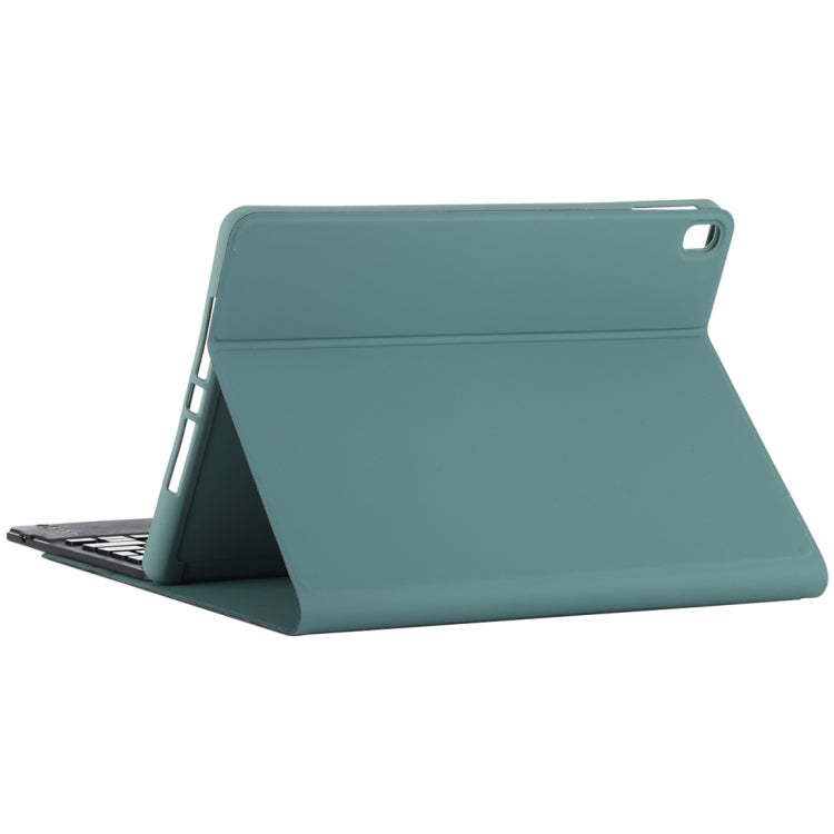 TG-102BCS Detachable Bluetooth Black Keyboard + Microfiber Leather Tablet Case for iPad 10.2 inch / iPad Air (2019), with Touch Pad & Backlight & Pen Slot & Holder