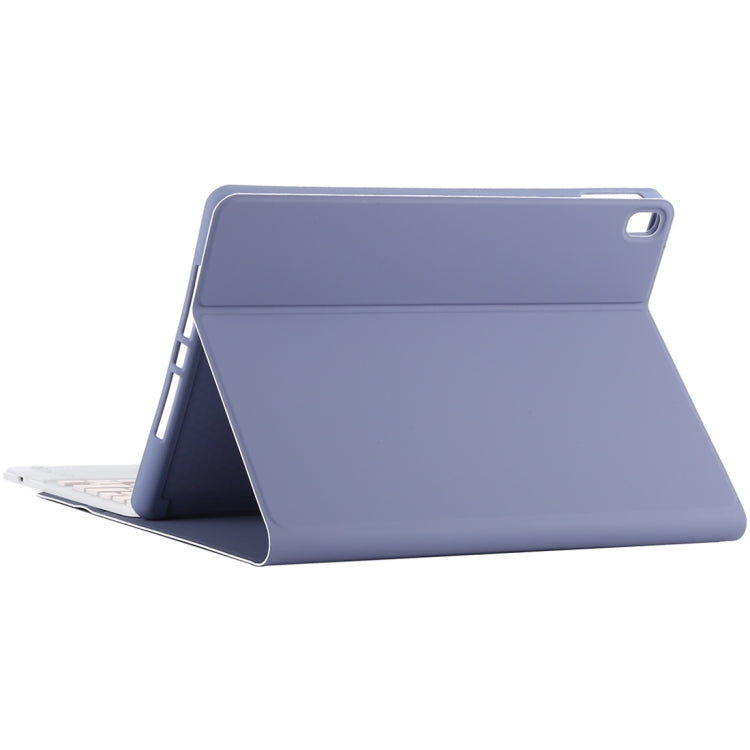 TG-102BC Detachable Bluetooth Pink Keyboard + Microfiber Leather Tablet Case for iPad 10.2 inch / iPad Air (2019), with Touch Pad & Pen Slot & Holder