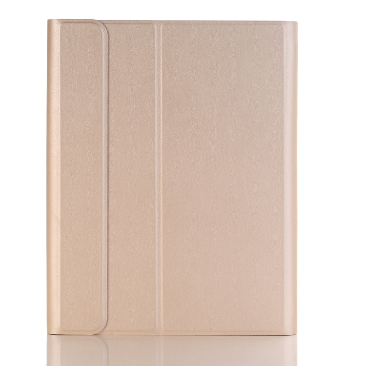 A102B For iPad 10.2 inch 2019 Ultra-thin Detachable Bluetooth Keyboard Leather Tablet Case with Stand & Pen Slot Function