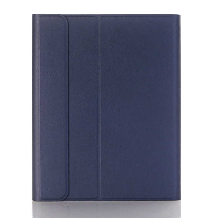 A102B For iPad 10.2 inch 2019 Ultra-thin Detachable Bluetooth Keyboard Leather Tablet Case with Stand & Pen Slot Function