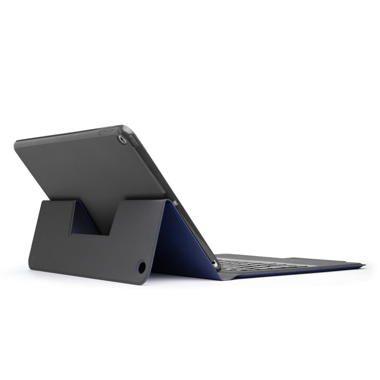 P102AS For iPad 10.2 inch 2019 Backlight Bluetooth Keyboard Leather Tablet Case with Stand & Pen Slot Function