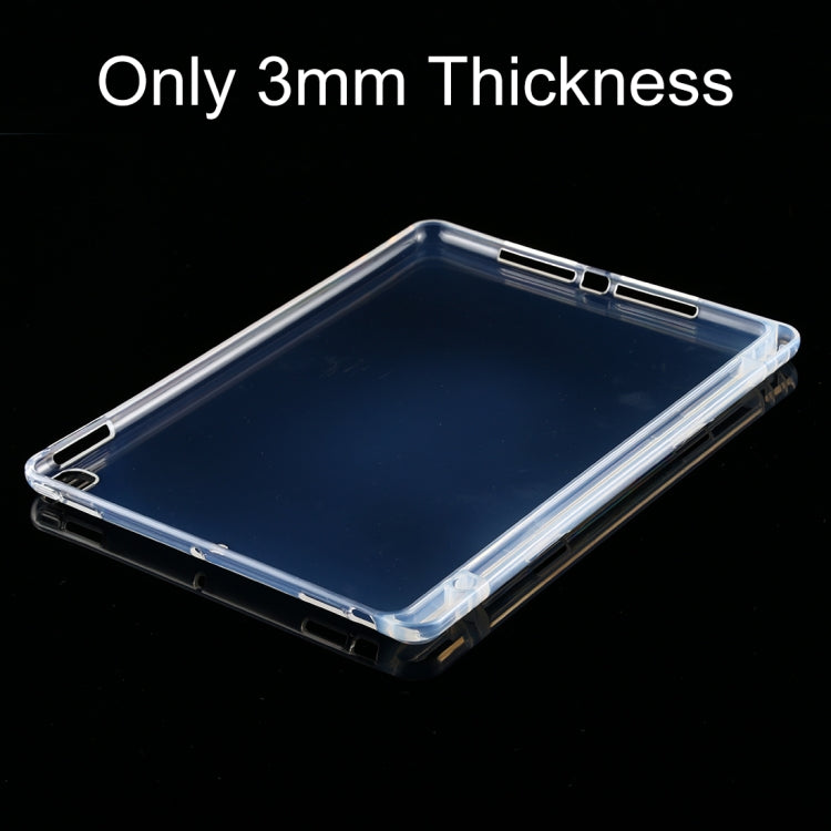 For iPad 10.2 / iPad Pro 10.5 (2017) 3mm Shockproof Transparent Protective Case with Pen Slot