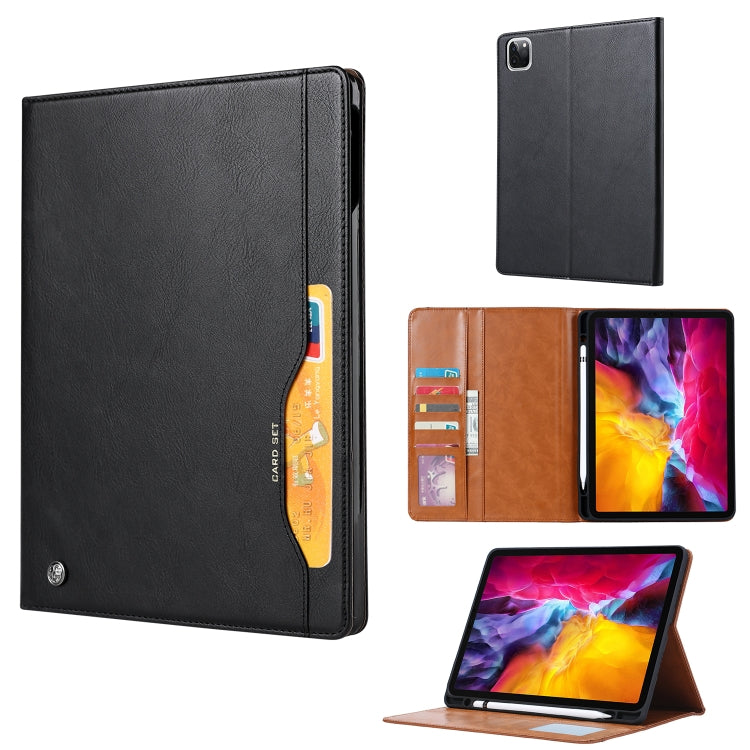 Knead Skin Texture Horizontal Flip Leather Case for iPad Pro 11 inch 2018, with Photo Frame & Holder & Card Slots & Wallet & Pen Slot