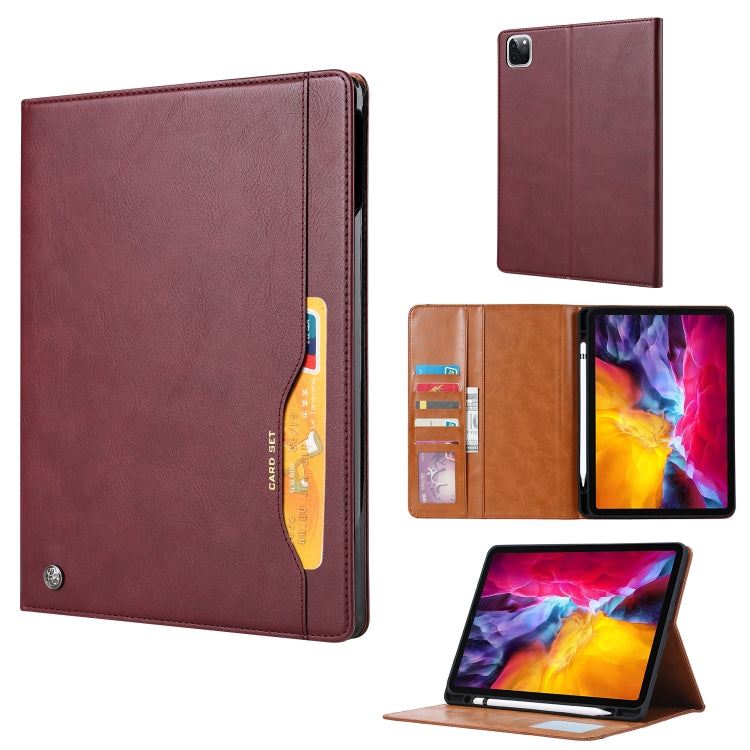 Knead Skin Texture Horizontal Flip Leather Case for iPad Pro 11 inch 2018, with Photo Frame & Holder & Card Slots & Wallet & Pen Slot