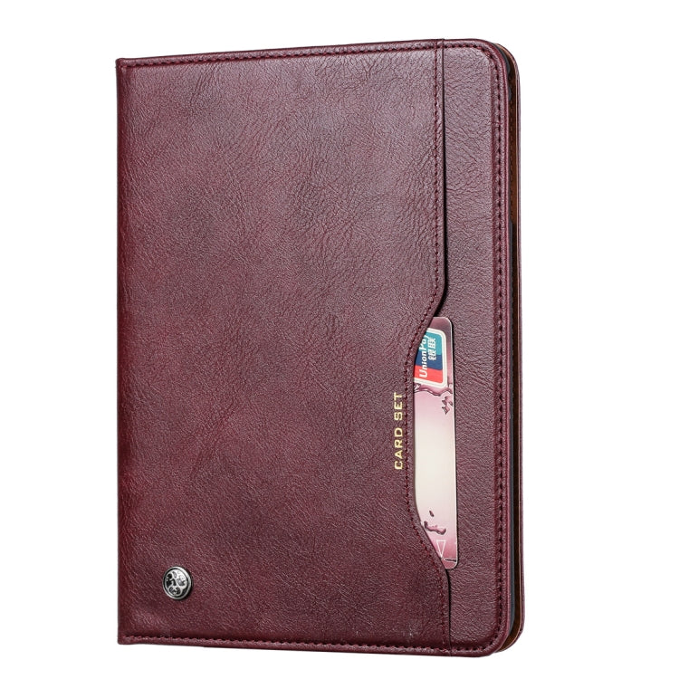 Knead Skin Texture Horizontal Flip Leather Case for iPad Mini 2019, with Photo Frame & Holder & Card Slots & Wallet & Pen Slot
