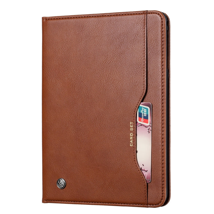 Knead Skin Texture Horizontal Flip Leather Case for iPad Mini 2019, with Photo Frame & Holder & Card Slots & Wallet & Pen Slot