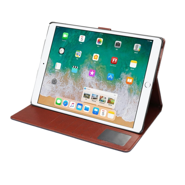 For iPad Pro 12.9 inch (2017) Denim Texture Horizontal Flip Leather Case with Holder & Card Slots & Wallet & Photo Frame