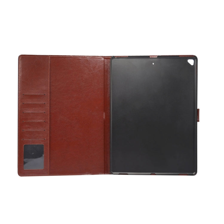 For iPad Pro 12.9 inch (2017) Denim Texture Horizontal Flip Leather Case with Holder & Card Slots & Wallet & Photo Frame