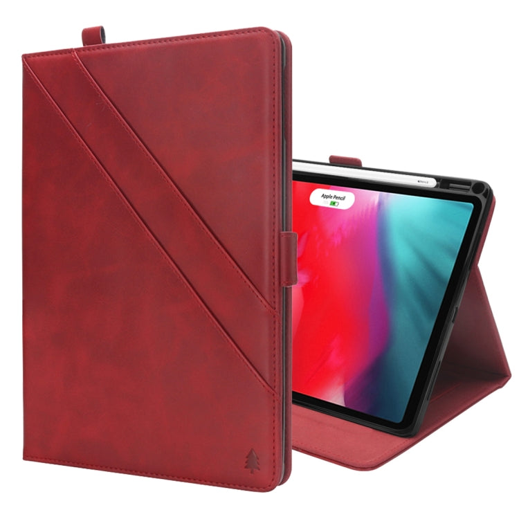 Horizontal Flip Double Holder Leather Case for iPad Pro 11 inch (2018), with Card Slots & Photo Frame & Pen Slot