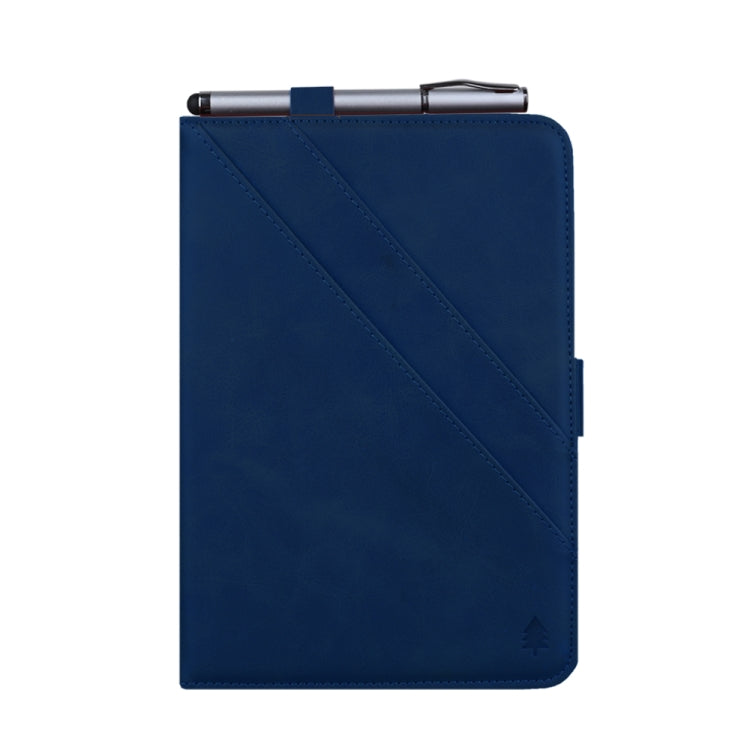 Horizontal Flip Double Holder Leather Case for iPad Mini (2019), with Card Slots & Photo Frame & Pen Slot